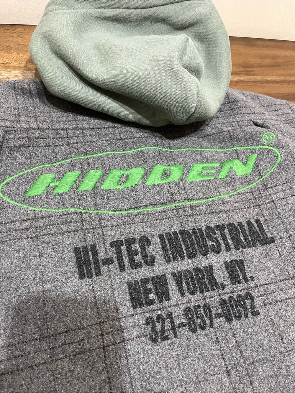 Hidden NY Hooded Wool Button Up Jacket SZ XXL